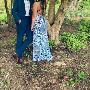 Blue formal dress
